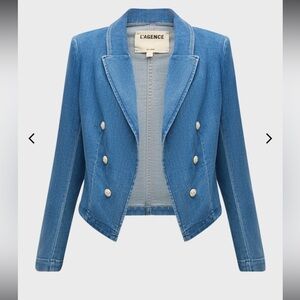L’AGENCE ; WAYNE CROPPED DOUBLE-BREASTED JACKET ; Never worn ; New with tags